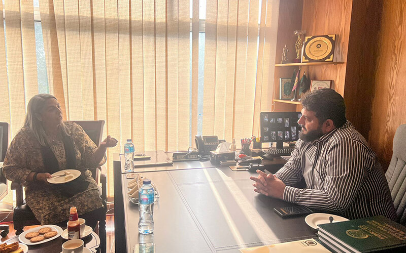 An inspiring Meet-up CEO of Forces Group of Colleges, and Ms. Tabinda Islam, CEO of Arfa Kareem Foundation