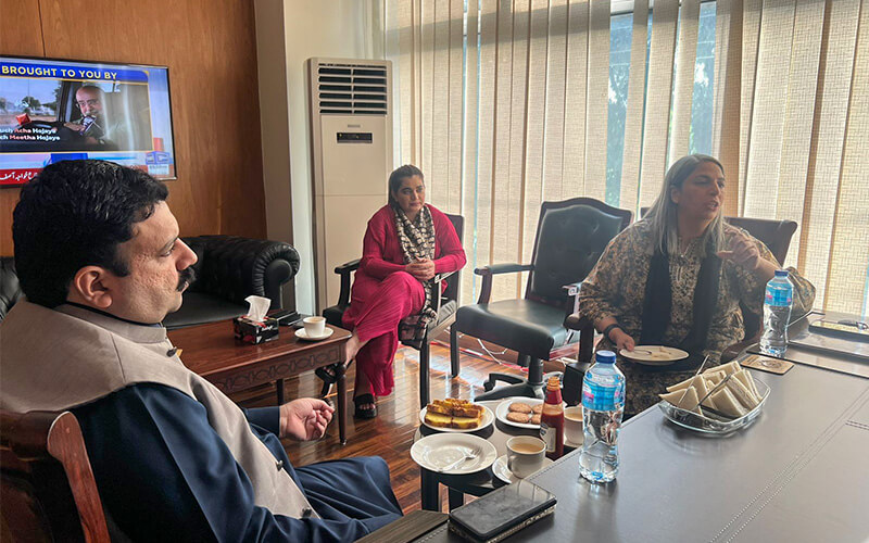 An inspiring Meet-up CEO of Forces Group of Colleges, and Ms. Tabinda Islam, CEO of Arfa Kareem Foundation