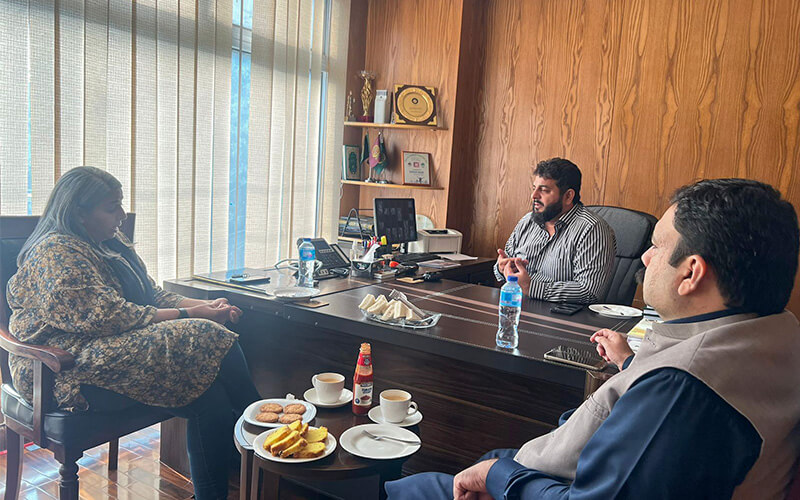 An inspiring Meet-up CEO of Forces Group of Colleges, and Ms. Tabinda Islam, CEO of Arfa Kareem Foundation