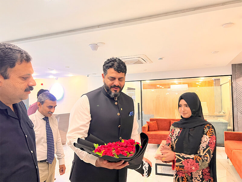 CEO Mr. Burair Nazir Visit new Head Office of Forces Group of Colleges