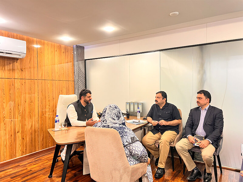 CEO Mr. Burair Nazir Visit new Head Office of Forces Group of Colleges